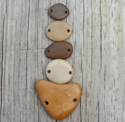 allybeads-drilled-stones Connected at the Heart by Allybeans