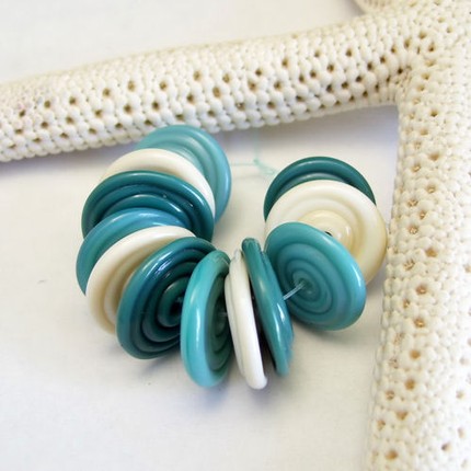 mermaid-glass Endless Summer Discs by Mermaid Glass