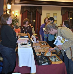 Jenny Davies Reazor's booth at artBLISS