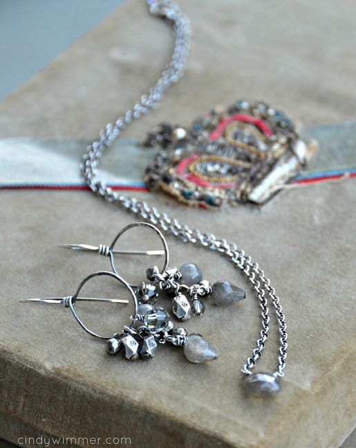 Iolite and Crystal set by Cindy Wimmer