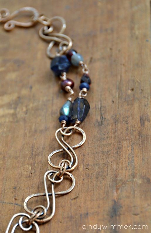 Midnight Blue Ribbons link by Cindy Wimmer