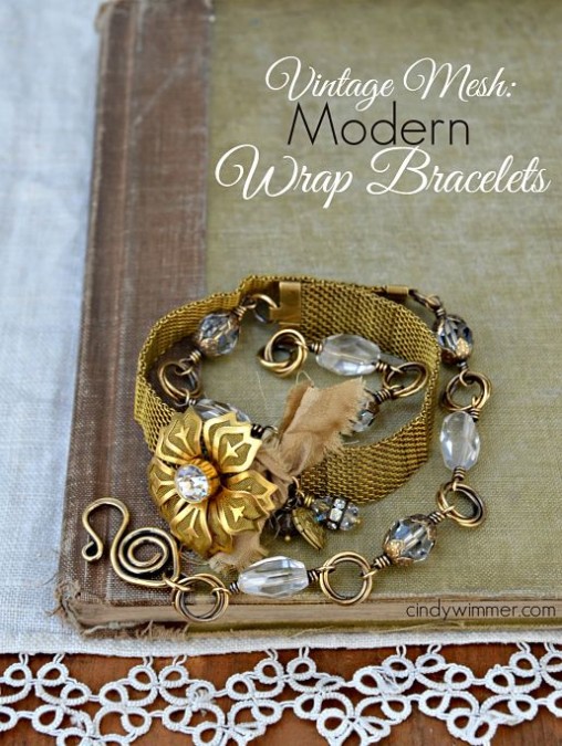 Vintage Mesh Modern Wrap Bracelets - Cindy Wimmer