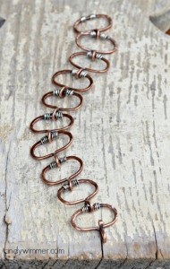 Wire link chain by Cindy Wimmer