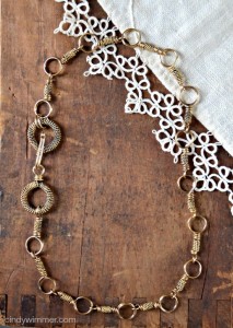 Wire Link necklace by Cindy Wimmer